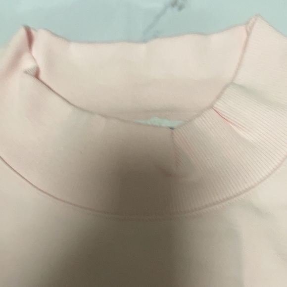 Parke Pink Mock Neck Sweatshirt Brown Varsity lettering size XXL - Picture 4 of 8